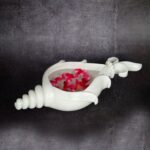 Marble Handcrafted Shell Shape Urli