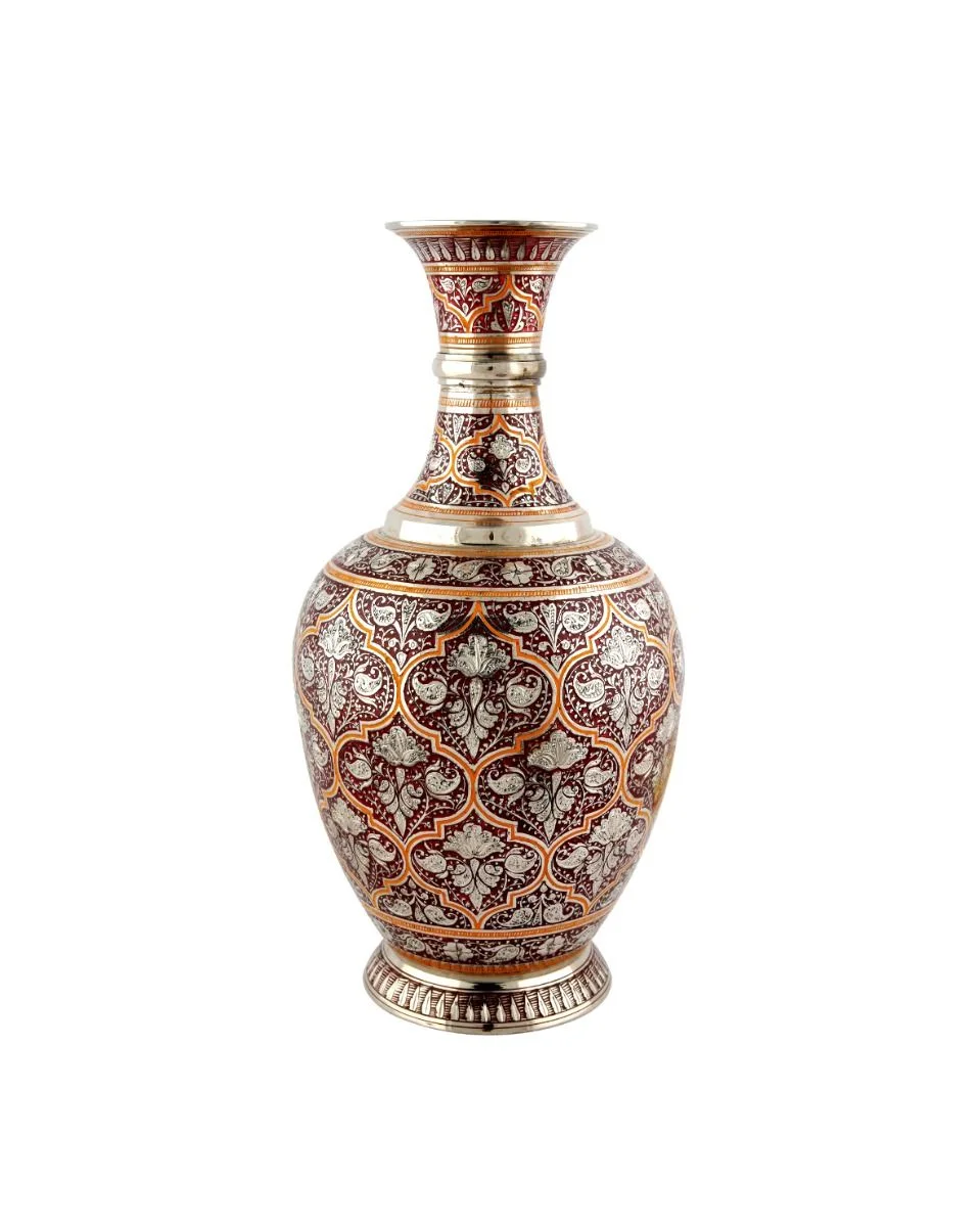 21_1__1-1 Brass Handcrafted Surai Long Neck - Image 1