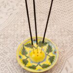 Blue Pottery Handcrafted Incense Stick Holder