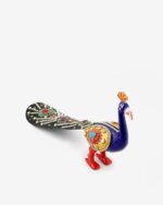 Metal Handcrafted Decorative Peacock – 3 inch - Image 2